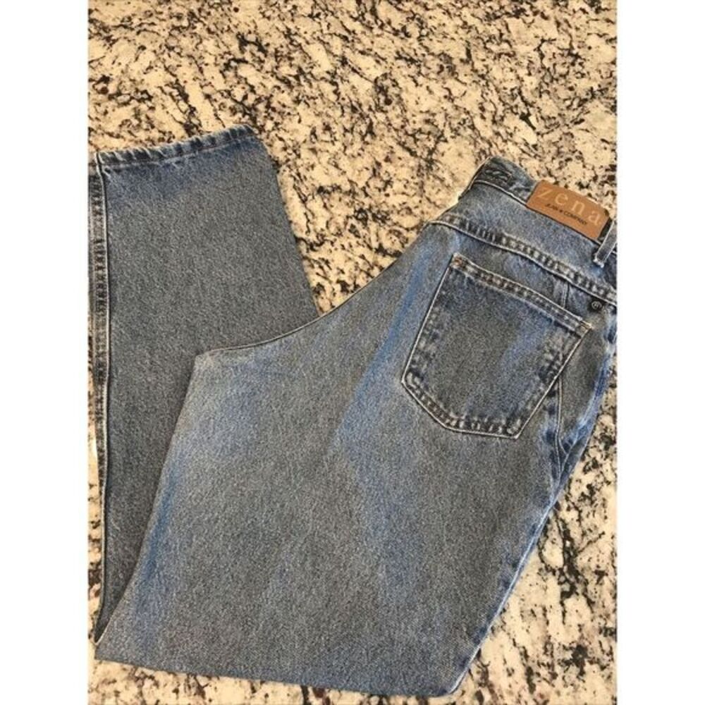 Vintage Zena Retro 80s 90s High Waist Jeans Mom Made in USA Women 12petite 28x28